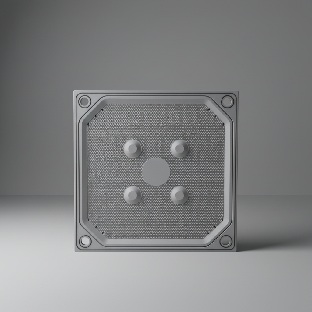 New High-Efficiency Automatic Recessed Chamber Filter Press Plate for Industrial Wastewater Treatment Chemical Slurry Dewatering