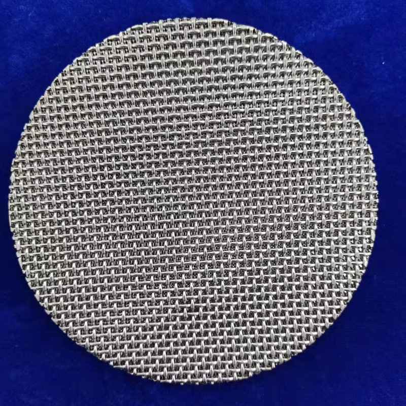 1um Sintered Stainless Steel Wire Mesh Filter Disc For High Pressure Gas Filtration
