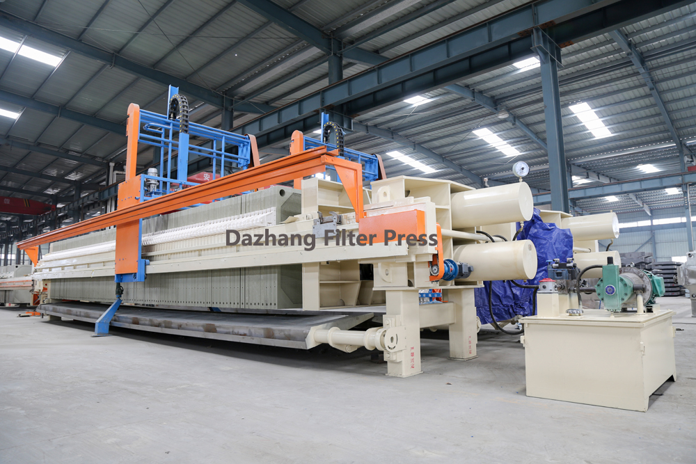 Automatic New Filter Press With Filter Cloth Washing System And Polypropylene Filter Plate