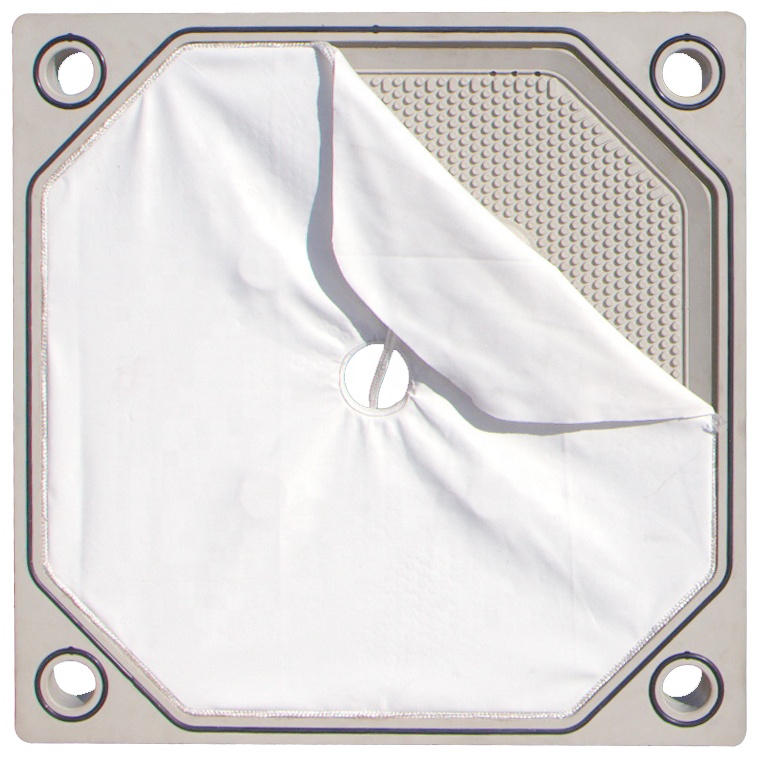 Gasket Recessed PP Filter Plate Different Size with Filter Cloth