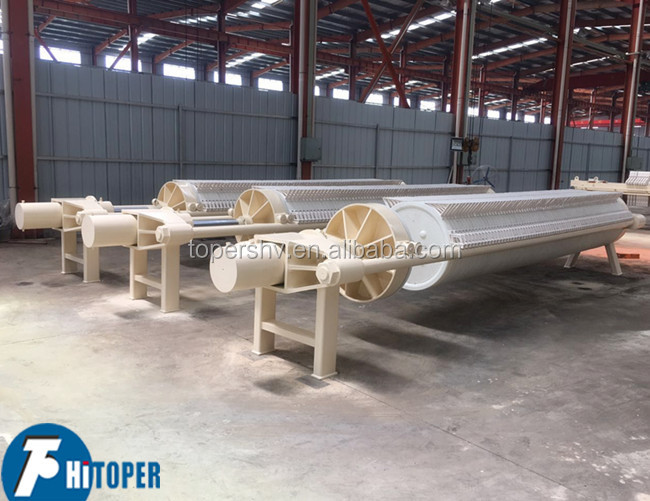 Round plate filter press