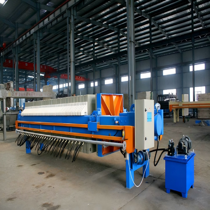Automatic Hydraulic Diaphragm Plate Frame Filter Press 20㎡ PP Filter Plate Pump Included for Chemical Mother Liquor Dehydration