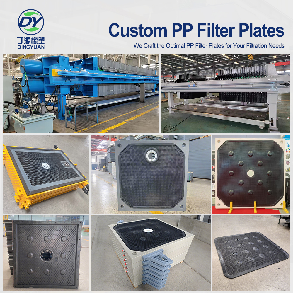 Custom Filter Press Plates (Round/CGR/Stainless Steel) | PP Membrane Chamber Filter Plates | New Model Plates