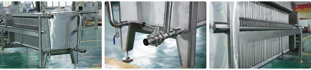Details of Plate & Frame Filter Press