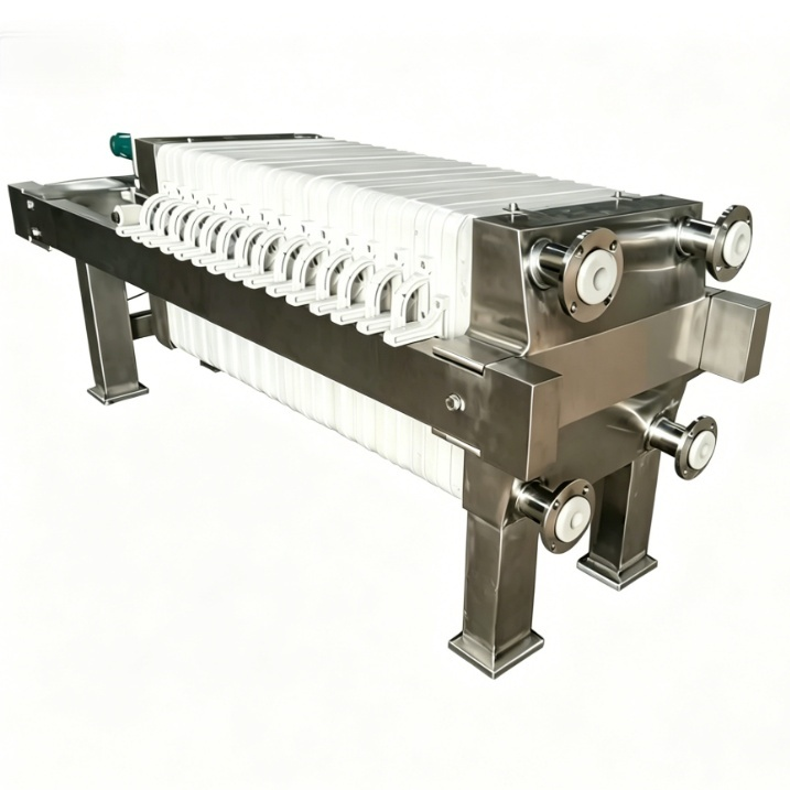New Grape Seed Oil Purification Dehydration Automatic Chamber Filter Press Polypropylene Plates for Wastewater Sludge Treatment