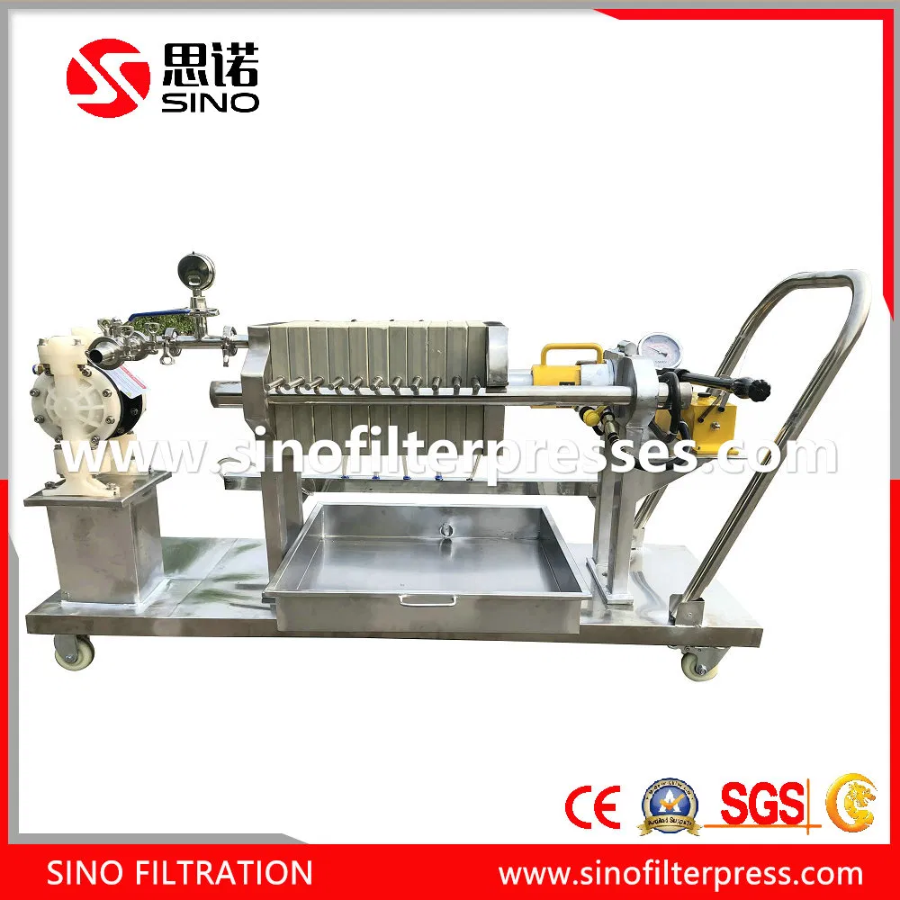 250mm Manual Filter Press Used for Laboratory Filtration