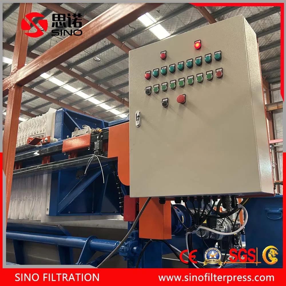 Fully/Semi Automatic Hydraulic Chamber Plate Filter Press for Wastewater Treatment