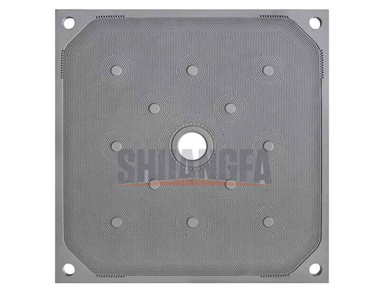 Filter press plate