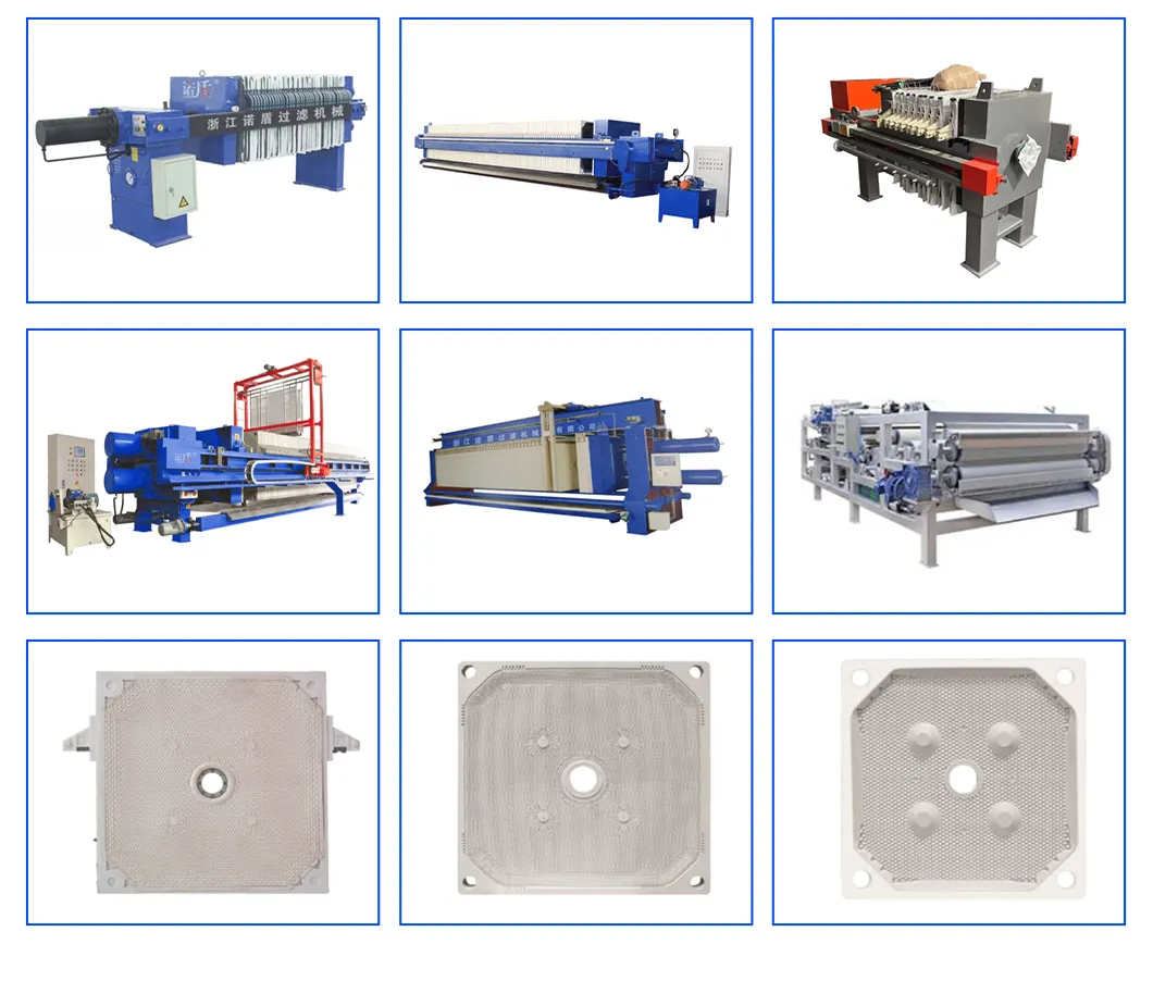 Automatic Hydraulic Chamber Diaphragm Press Filter Oil Wine Clay Filter Press