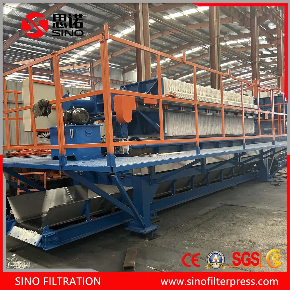 Fully/Semi Automatic Hydraulic Chamber Plate Filter Press for Wastewater Treatment
