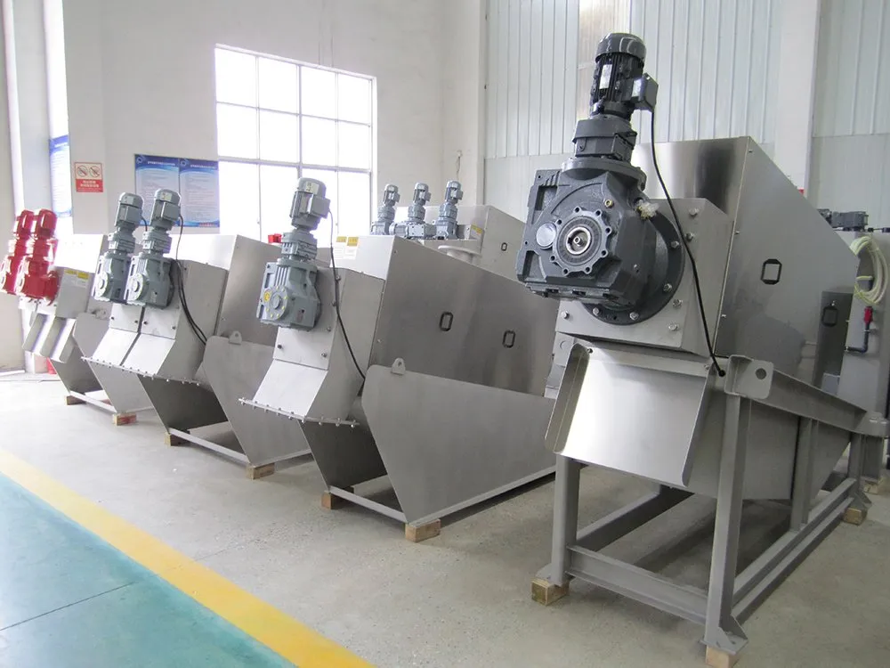 Automatic Belt Filter Press Sludge Dewatering Machine Dewater Single Screw Press Separator