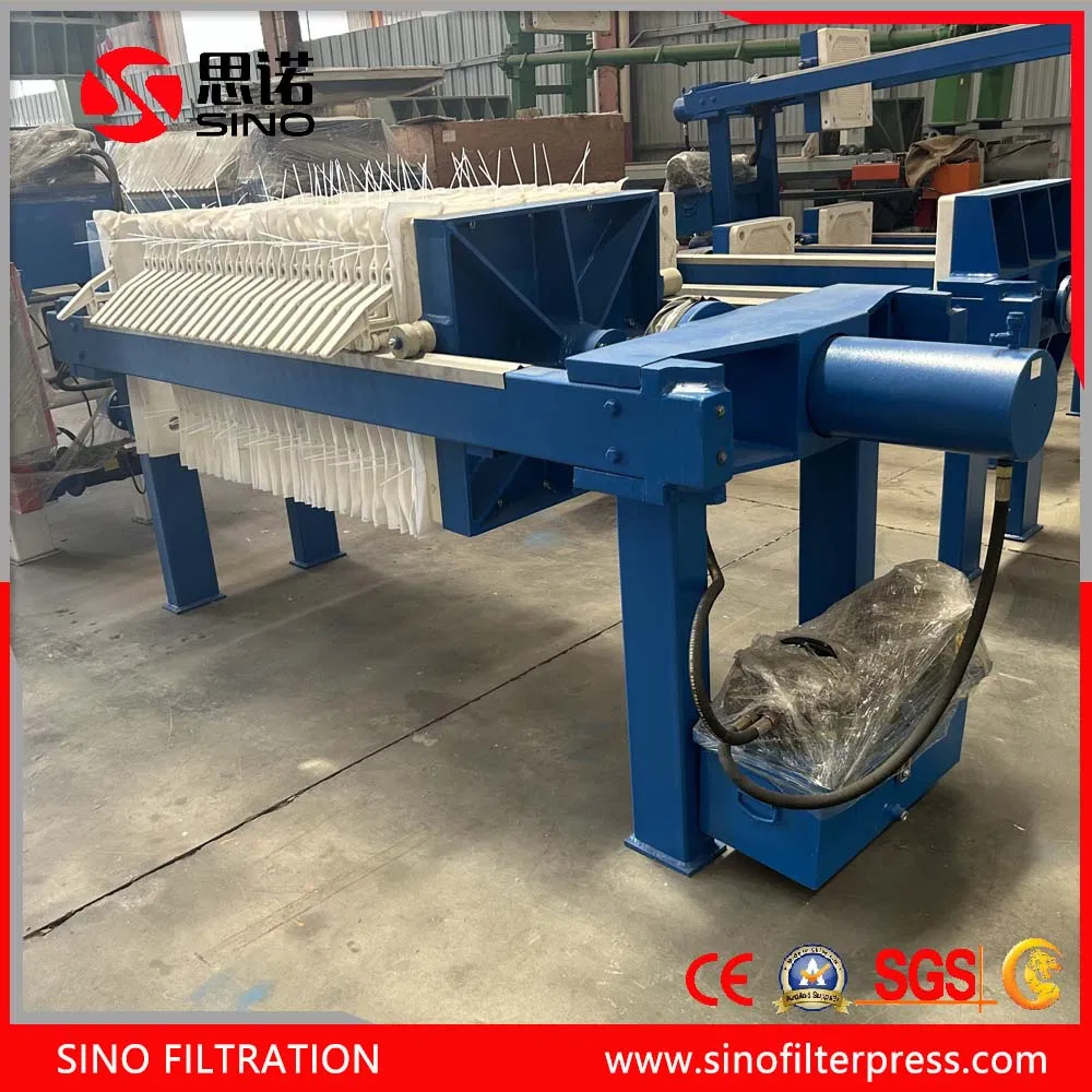 Automatic Cake Wash High Temperature Hydraulic Chamber Filter Press for Sugar Refinery