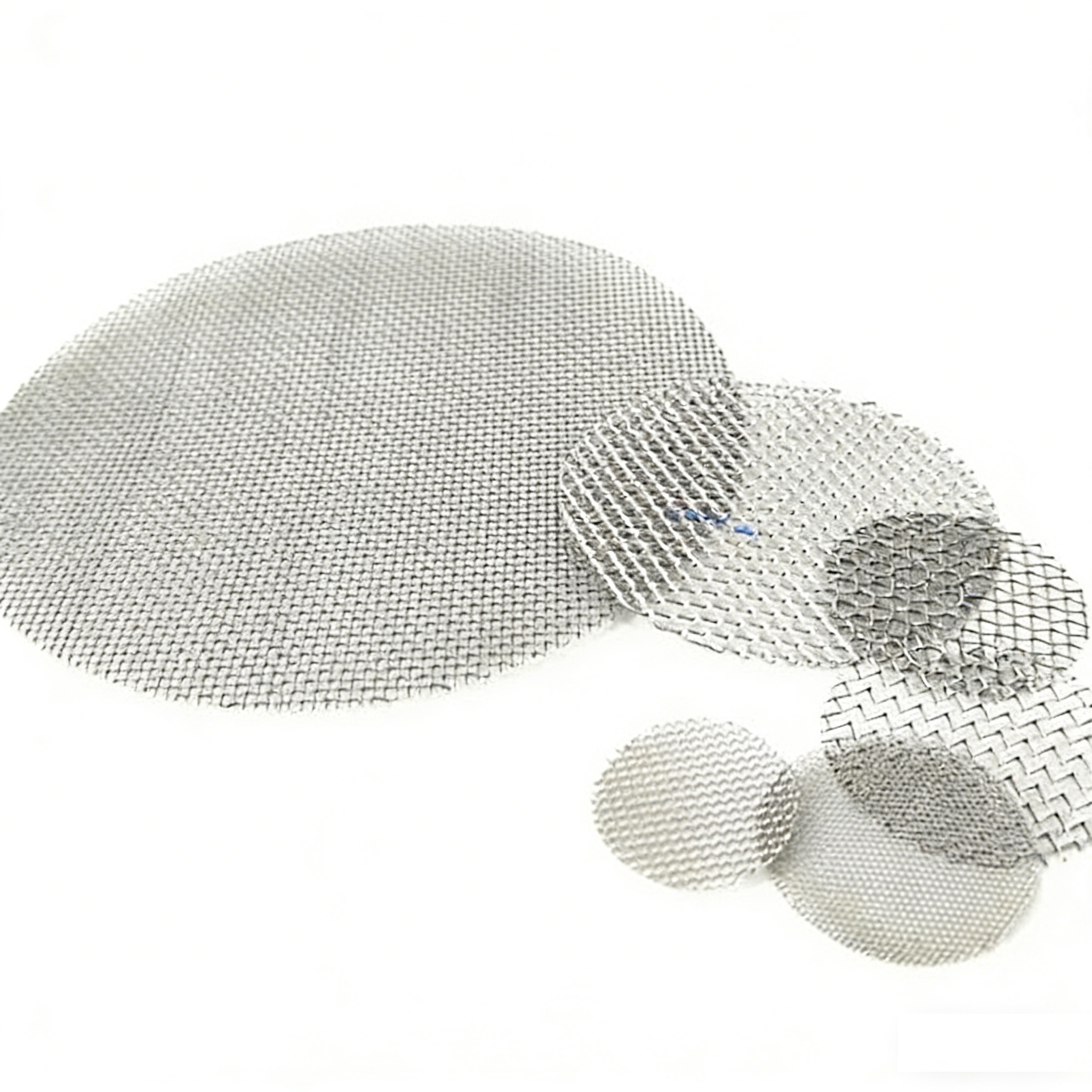 Stock SKLIN 304/316 Stainless Steel Sintered Mesh Discs Multi-Layer Filter Disc Silencer Filter Flame Arrester Mesh 1 Year