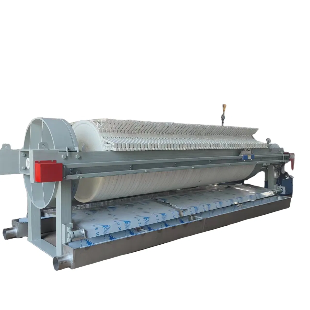 1250 Automatic Plate-Pulling Filter Press with Stainless Steel Automatic Flip Plate