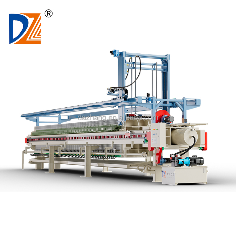 Automatic New Filter Press With Filter Cloth Washing System And Polypropylene Filter Plate