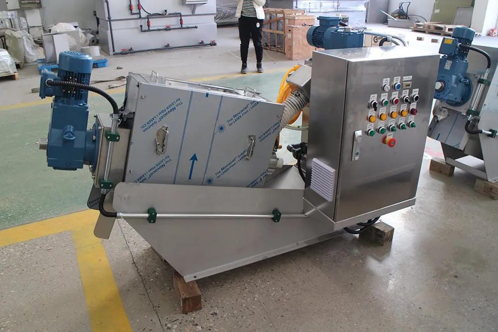 Automatic Belt Filter Press Sludge Dewatering Machine Dewater Single Screw Press Separator