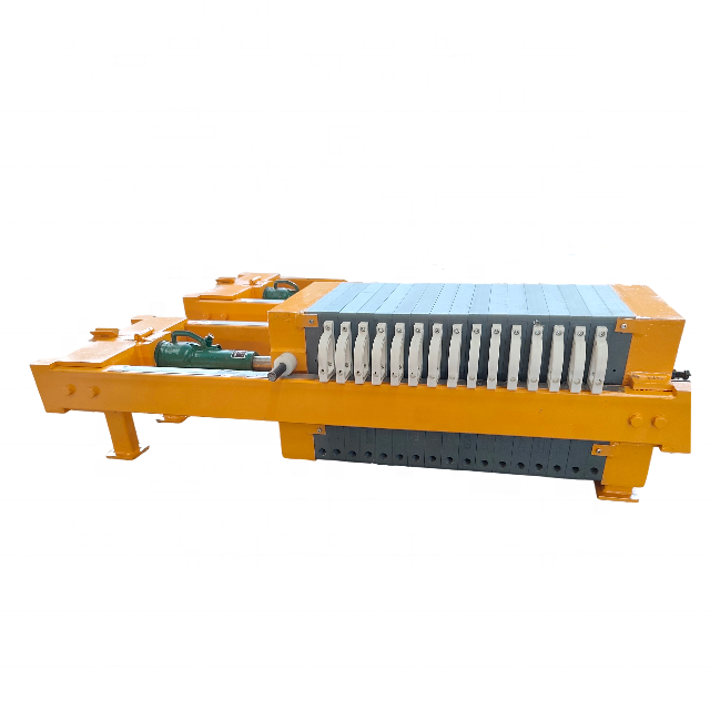 Semi-Automatic Hydraulic Chamber Filter Press Polypropylene Plates for Industrial Wastewater Treatment Sludge Dewatering 10 Bar