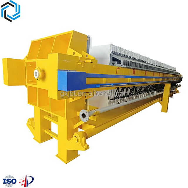 High-Efficiency Plate And Frame Filter Press With Automatic Plate Flipping Discharge System