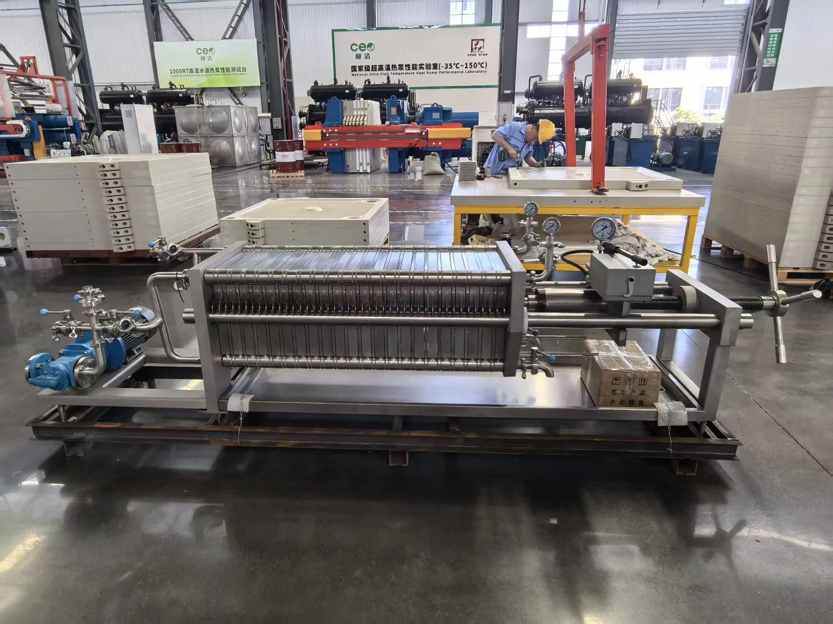 Fully/Semi Automatic Hydraulic Chamber Plate Filter Press for Honey and Palm Oil