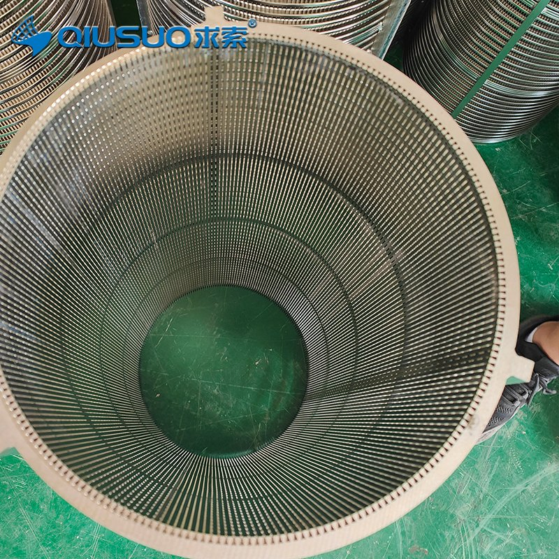 Precision Stainless Steel Screw Press Screen for Food and Beverage Processing