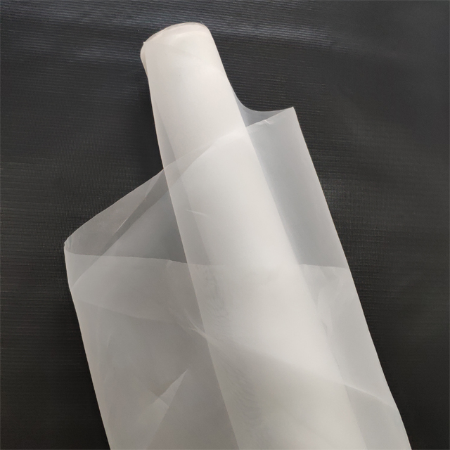 100% Nylon Polyamide 30D White Transparent Strong Nylon Netting Tulle Mesh Filter Fabric 150 Micron Nylon Monofilament Mesh