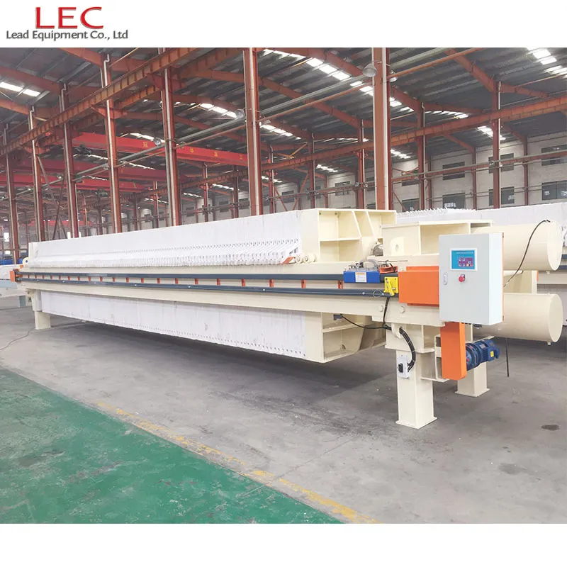 Wastewater Treatment Industry Automatic Plate and Frame Oil Filter Press Price