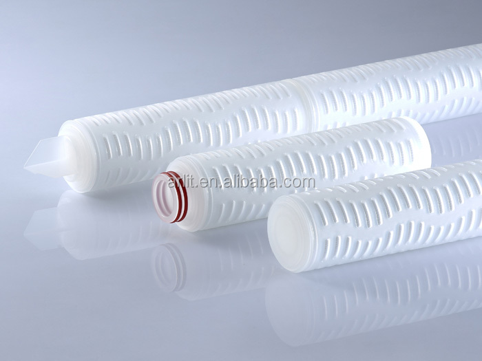 30 Inch 1 Micron Membrane PP Pleated Filter Cartridge For Wine Filter