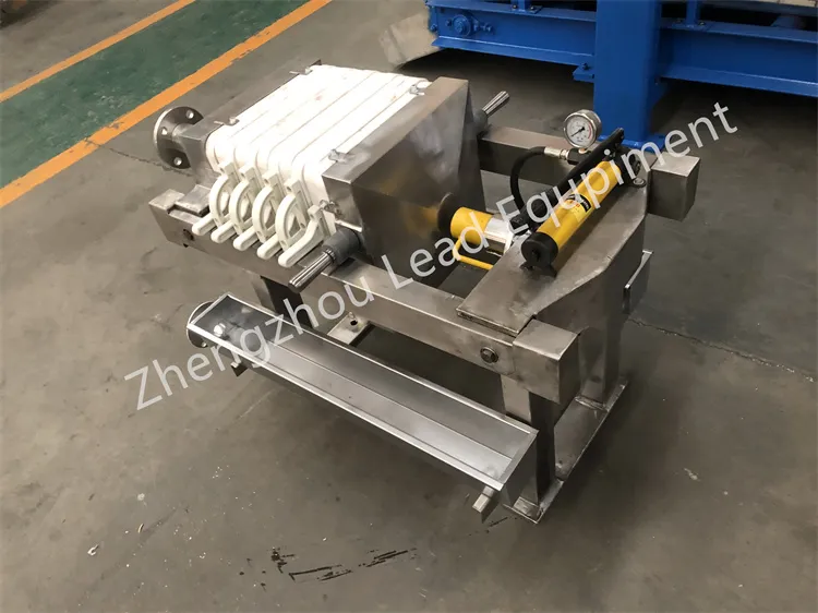 Durable Manual Jack Filter Press for Sludge