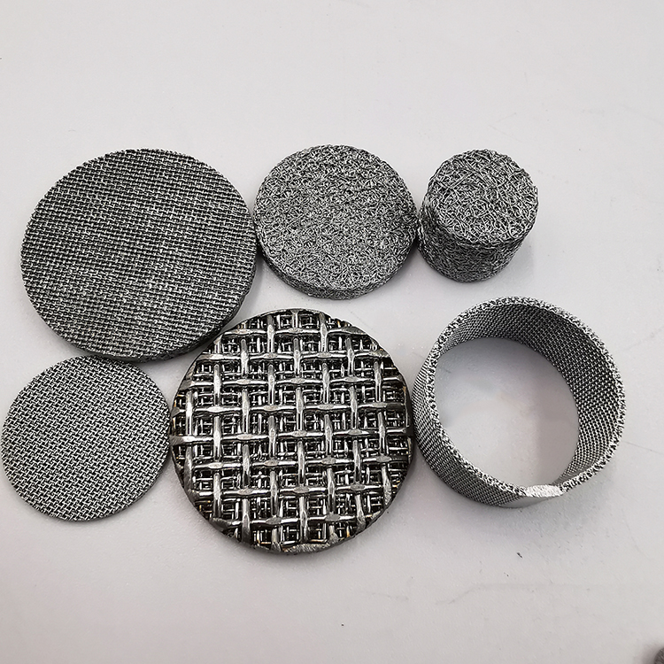 0.5-100 Micron 304 316L Stainless Steel Sintered Filter Porous Plate Metal Powder Disc Filter