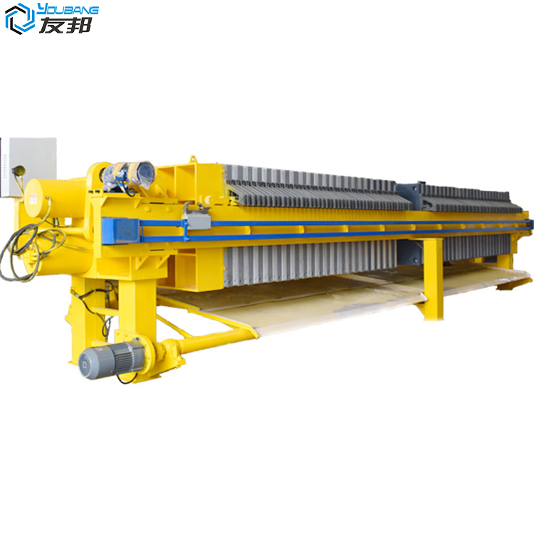High-Efficiency Plate And Frame Filter Press With Automatic Plate Flipping Discharge System