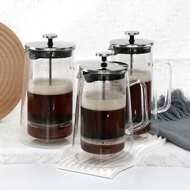 Double Wall Borosilicate French Press