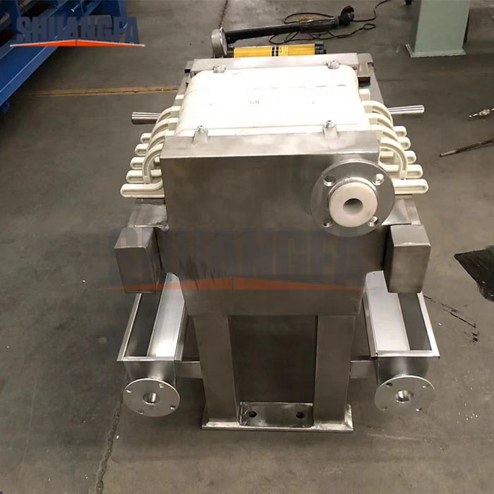 Low Price Manual Hydraulic Plate and Frame Filter Press Machine for Lab Use