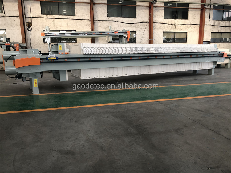 High Pressure Hydraulic Chamber Filter Press for Stone Marble Granite Wastewater Treatment