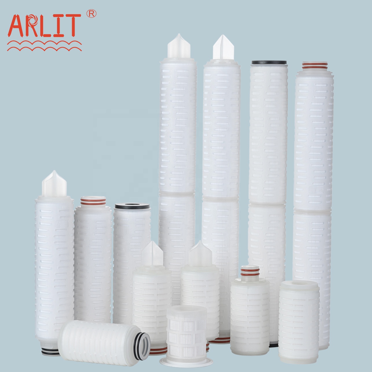 30 Inch 1 Micron Membrane PP Pleated Filter Cartridge For Wine Filter