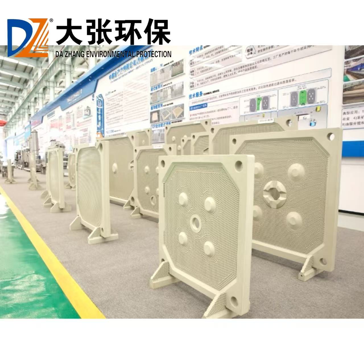 New Chamber Filter Press Plate PP S.S.304/316L Recessed/Membrane/Plate Frame High Quality Durable CE ISO9001 Certified 870x870mm