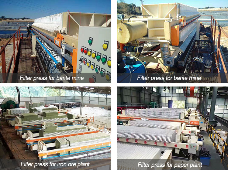 Hydraulic Filter Press Customer Case 1