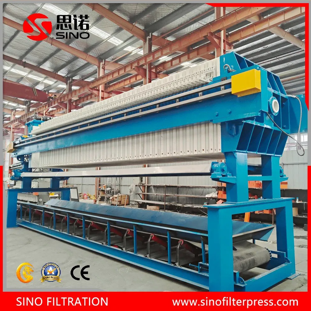 Automatic Chamber Membrane Filter Press for Wastewater Sludge Dewatering Treatment