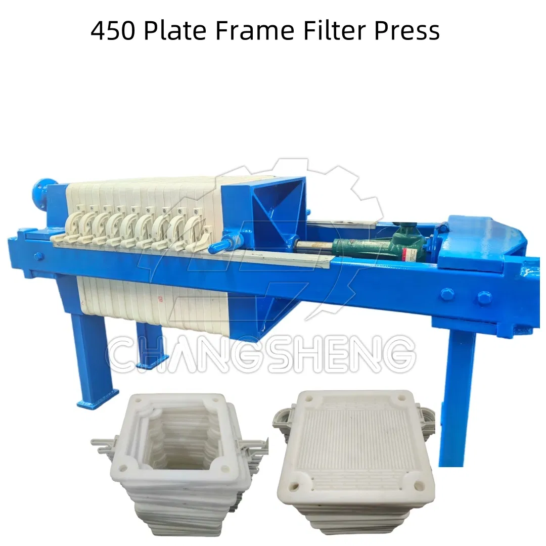 400-500kg/H 500kg-1000kg/H Auto Hydraulic Plate and Frame Oil Filter Press Edible Oil Palm Kernel Oil Filter Press