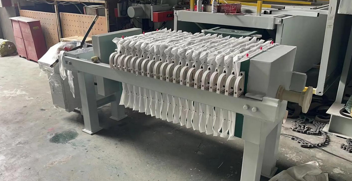 Automatic Hydraulic Diaphragm Plate Frame Filter Press 20㎡ PP Filter Plate Pump Included for Chemical Mother Liquor Dehydration