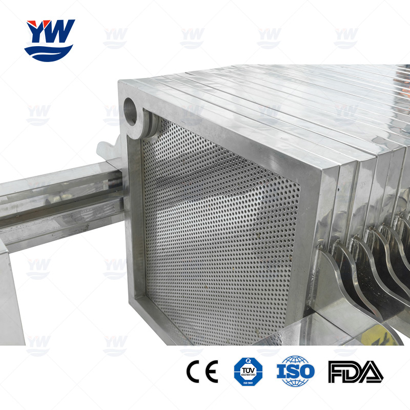 Stainless Steel Plate and Frame Filter Press for Medicine Industrial, Wine Industrial