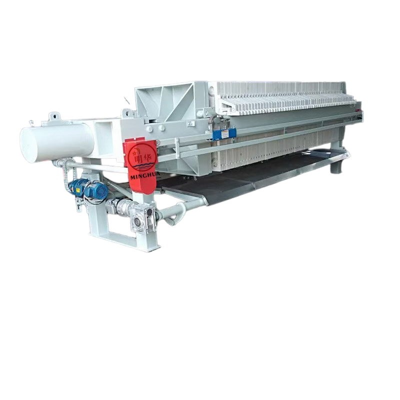 1250 Automatic Plate-Pulling Filter Press with Stainless Steel Automatic Flip Plate