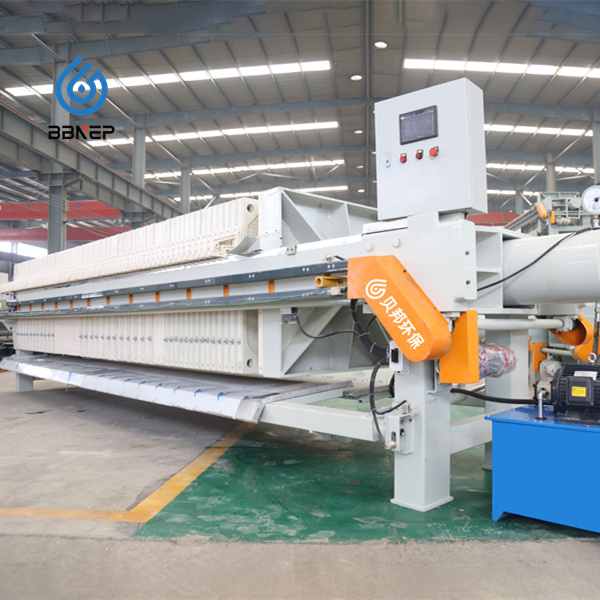 New Automatic Sludge Filter Press Machine With Polypropylene Filter Plate 0.6Mpa Filtration Pressure For Mud Sewage Treatment