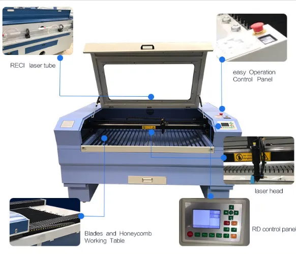 CO2 Laser Cutting Machine View 4