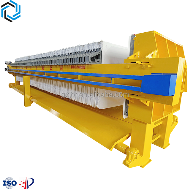 High-Efficiency Plate And Frame Filter Press With Automatic Plate Flipping Discharge System