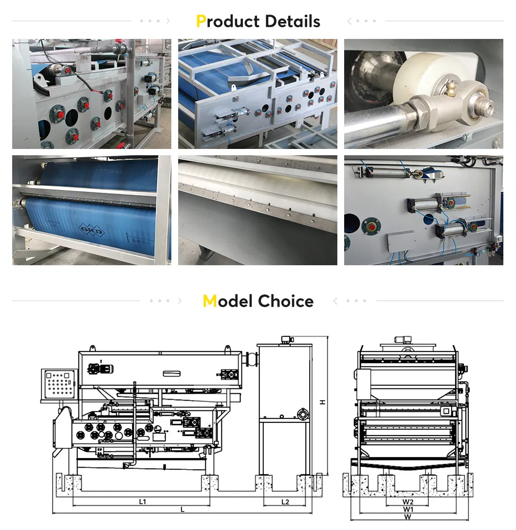 Sludge Dewatering Filter Press Machine and Manual Filter Press