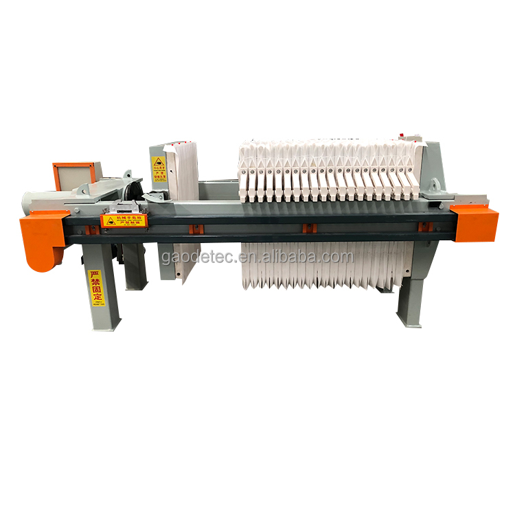 High Pressure Hydraulic Chamber Filter Press for Stone Marble Granite Wastewater Treatment