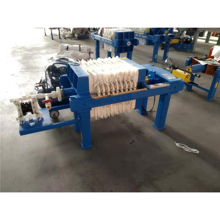 Small Portable Manual Jack Filter Press for Wastewater Treatment