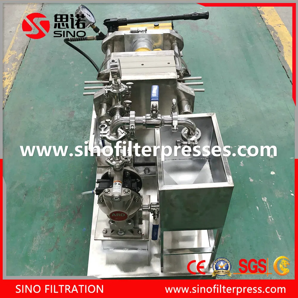 250mm Manual Filter Press Used for Laboratory Filtration