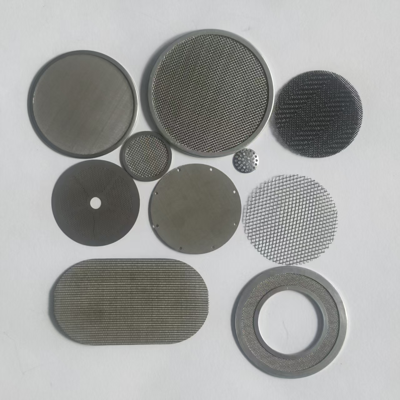 Stainless Steel Circular Hole Chemical Etching Filter Disk For Coffee And Tea Filtration