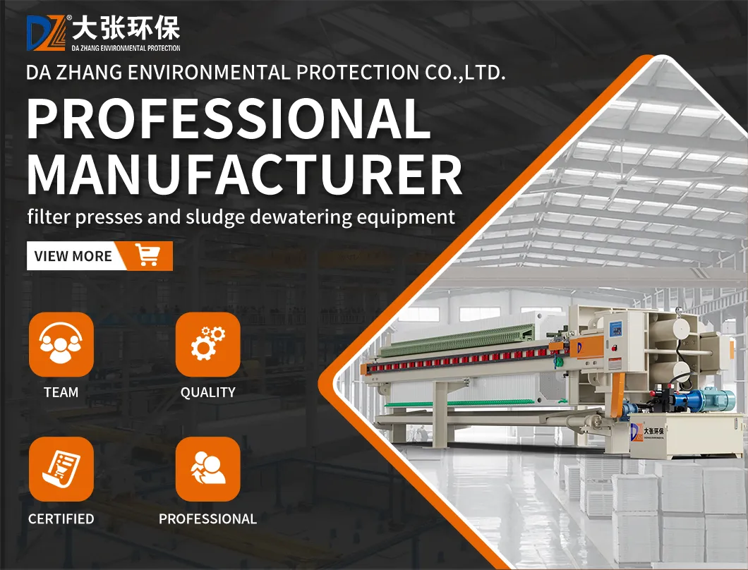 High-Efficiency Plate and Frame Filter Press System